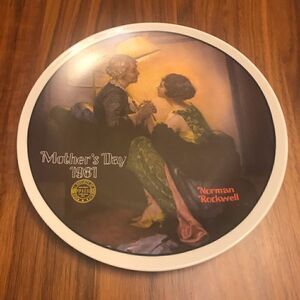 Norman Rockwell “After the Party” Plate